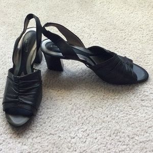 Naturalizer leather heel sandals - New